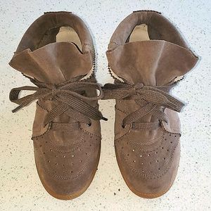 Isabel Marant Bobby Suede Sneakers, Size 41EU